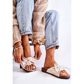 PS1 Wendy vaalea beige korkkipohjaiset tossut 2