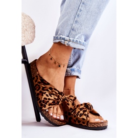 Wendy Brown ja musta korkkipohjaiset tossut beige ruskea 1