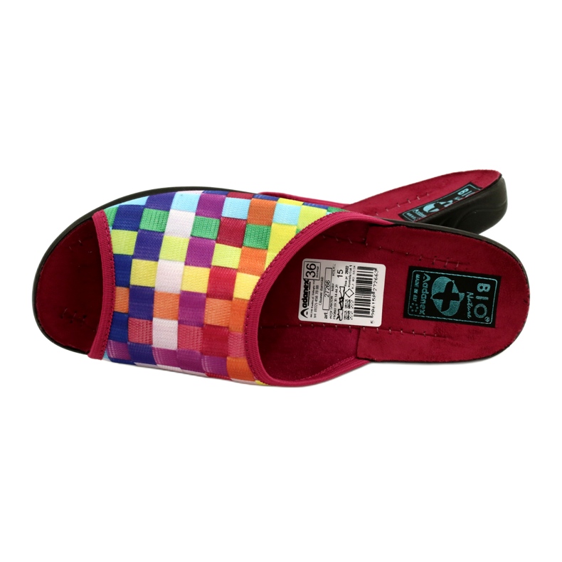 Naisten tossut Adanex 27266 SAK1 punainen 5