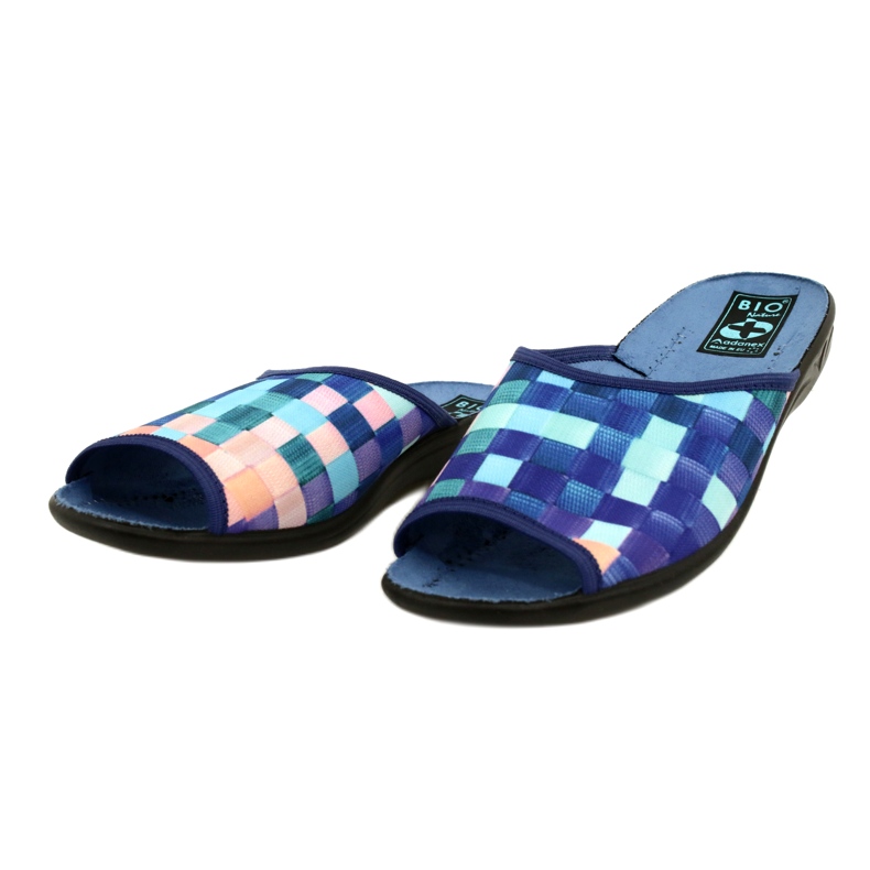 Naisten tossut Adanex 27268 SAK1 violetti laivastonsininen sininen oranssi 3