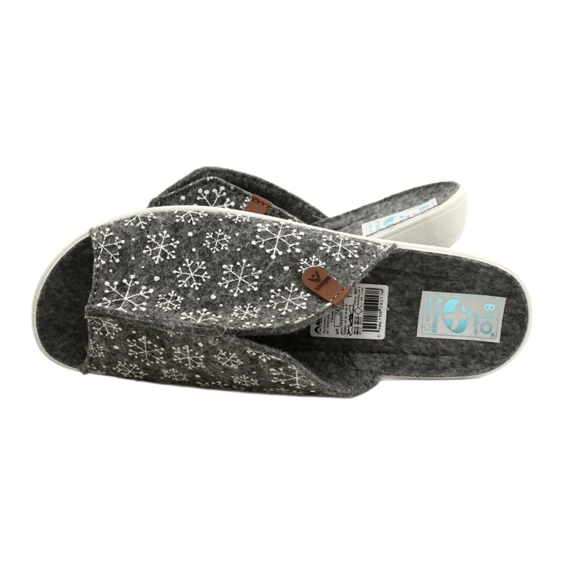 Adanex huopa lumihiutale tossut 24217 valkoinen harmaa 6