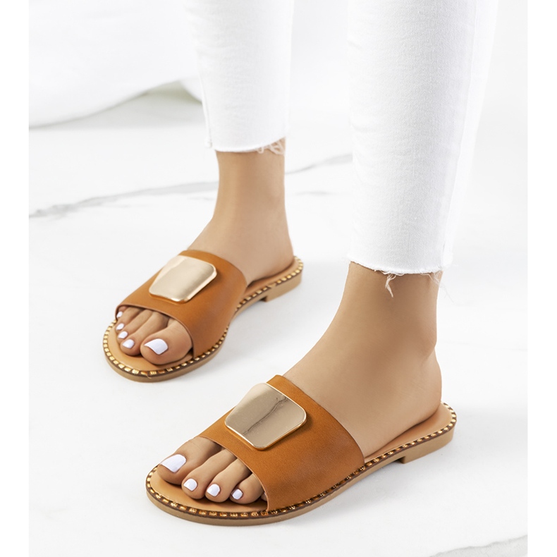 Ruskeat naisten Synan-tossut 1