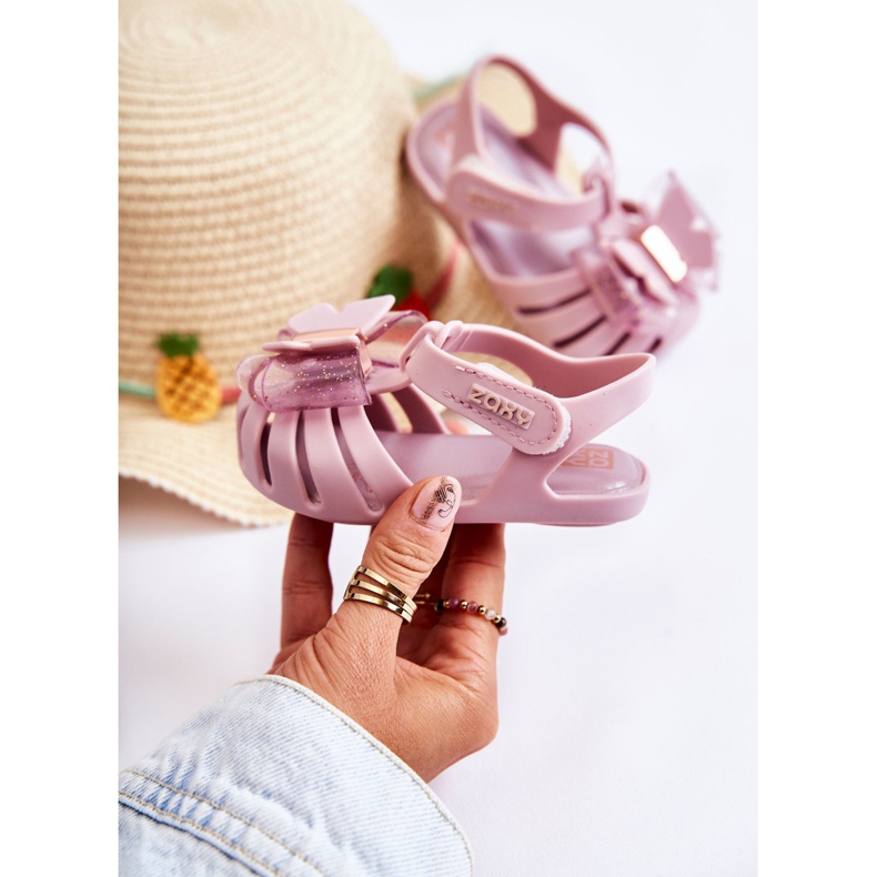 Lasten sandaalit tarranauhalla tuoksuva ZAXY JJ385034 Vaalea violetti ['violetti'] 1