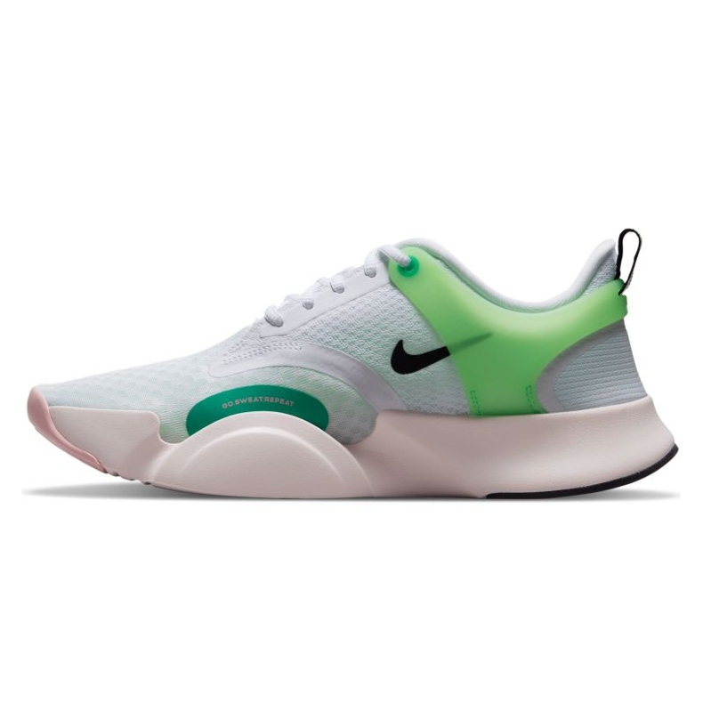 Nike SuperRep Go 2 W CZ0612-136 -harjoituskengät valkoinen vihreä 1