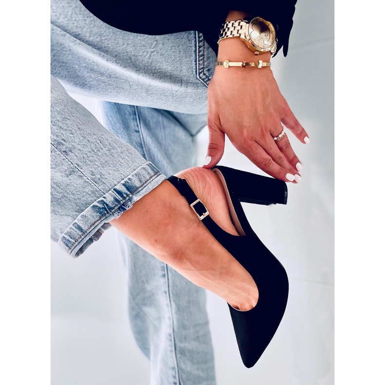 Pumput avoimella kantapäällä Spectra Negro musta 2