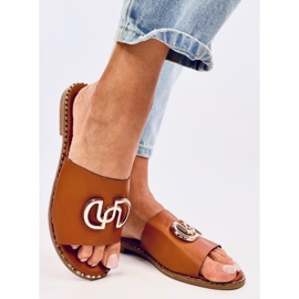 Larisa Camel naisten tossut ruskea 2