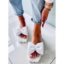 Keeshan valkoiset korkeapohjaiset tossut valkoinen 1