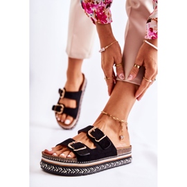 FE1 Naisten Tossut Soljet Musta Melissa 1