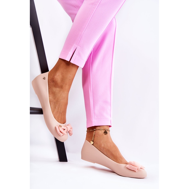 PH1 Naisten kumiballerinajousi Nude Fergie beige 2