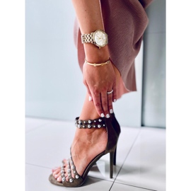 Sandaalit Noelle Army Greenin korkokengissä vihreä 2