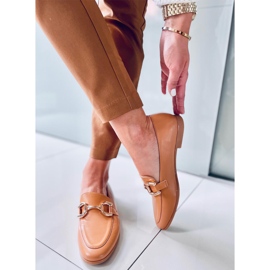 Naisten Tulip Camel -housut ruskea 2