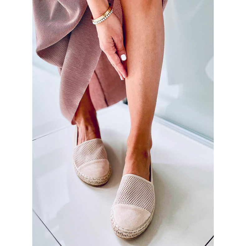 Alika Beige naisten espadrillit 1