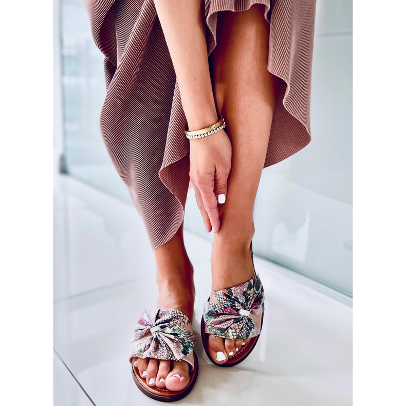 Naisten Vors Pink -tossut vaaleanpunainen monivärinen 1