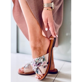 Naisten Vors Pink -tossut vaaleanpunainen monivärinen 2