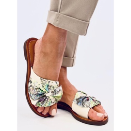 Naisten Vors Beige -tossut monivärinen 2