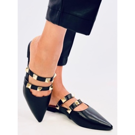 Canna mustat naisten sandaalit 2