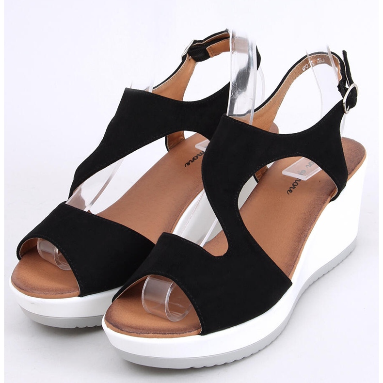 Patty Black wedge sandaalit musta 1