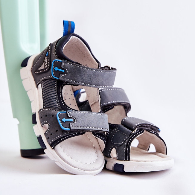 PE1 Mukavat Lasten sandaalit Tummanharmaa Samell 1 PE1 Mukavat Lasten sandaalit Tummanharmaa Samell 1