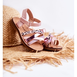 FR1 Lasten vaaleanpunaiset Nelsonin kesäsandaalit vaaleanpunainen vaaleanpunainen 1