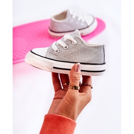 Lasten tennarit, solmitut hopea Wella 1