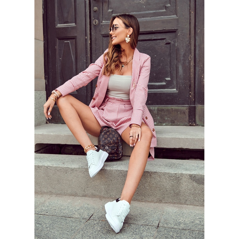 FS3 Naisten urheilukengät alustalla mustavalkoinen Eliso 1