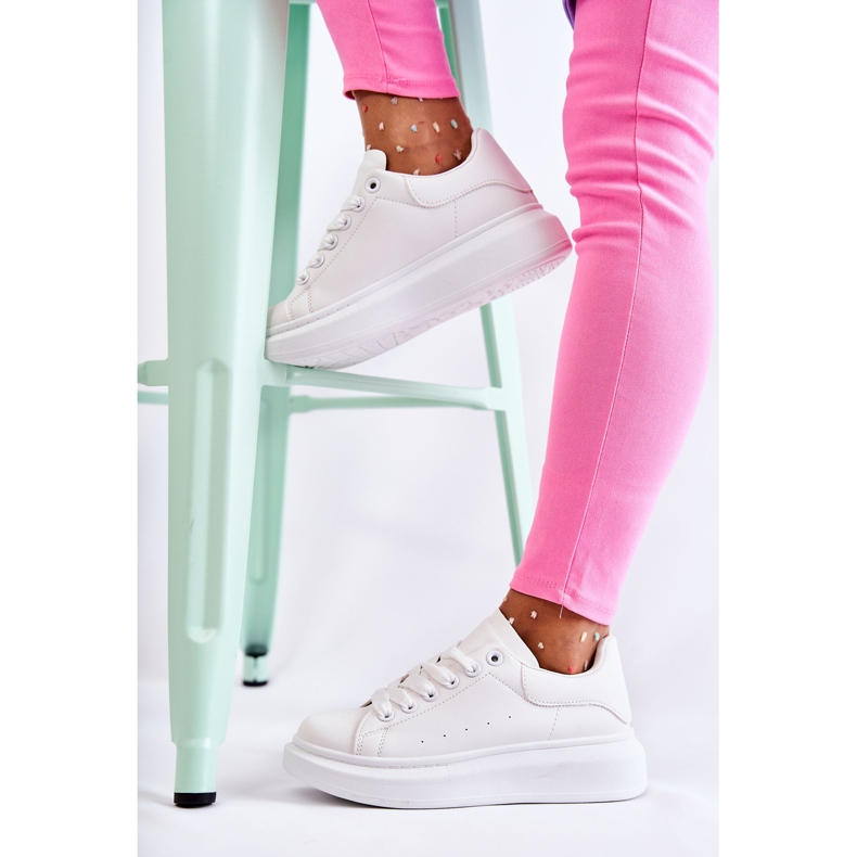 FS3 Naisten urheilukengät Platform White Eliso valkoinen 1