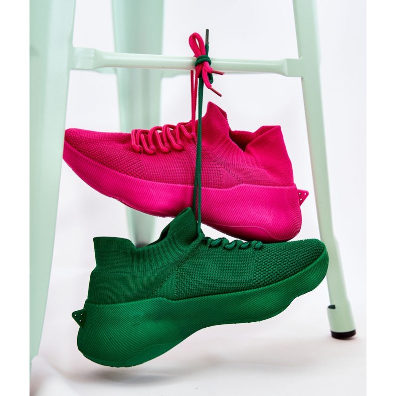 PS1 Naisten Fuchsia Dalmiro Slip-On -urheilukengät vaaleanpunainen 2