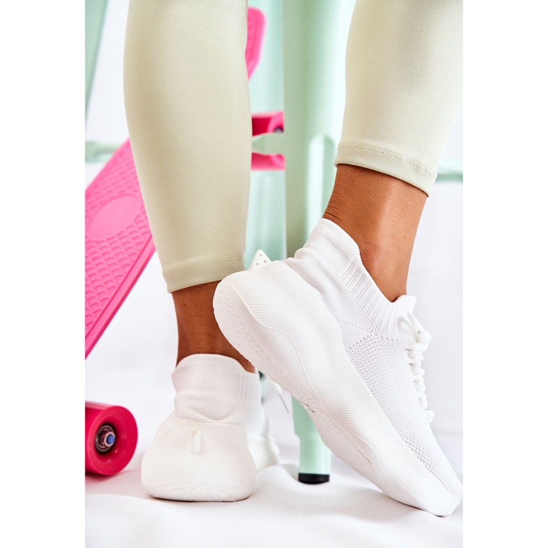 PS1 Valkoiset Dalmiro Slip-On naisten urheilukengät valkoinen 2