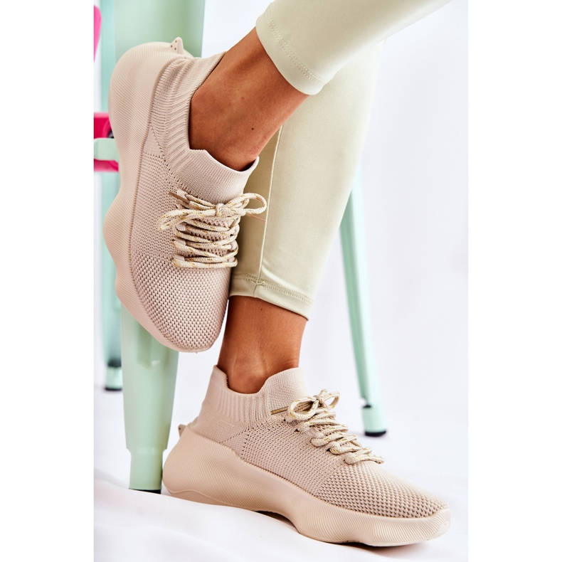 Vaaleanbeiget Dalmiro Slip-on naisten urheilukengät 2