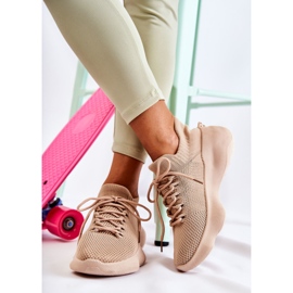 Beige Dalmiro naisten urheilukengät 1