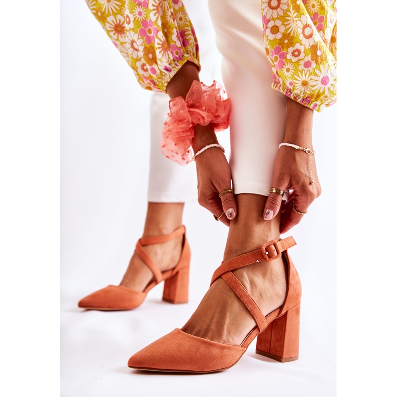 FB1 Muodikkaat sandaalit Sinari-oranssibaarissa 1