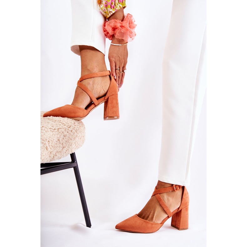 FB1 Muodikkaat sandaalit Sinari-oranssibaarissa 2