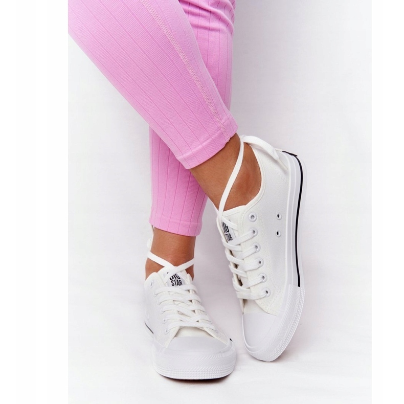 Classic Naisten lenkkarit Big Star HH274109 Valkoinen 5