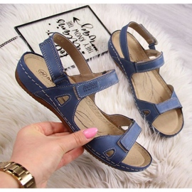 Mukavat sandaalit Helios W H205A laivastonsininen 1