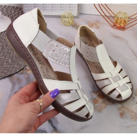 Suljetut sandaalit T.Sokolski W SCA168B valkoinen-hopea 1