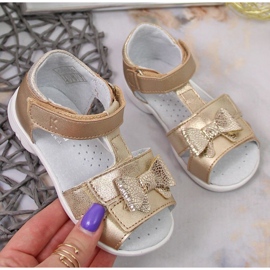 Velcro sandaalit Kornecki Jr KOR6309 kultaiset kultainen 1