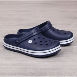 American Club W AM636B tummansiniset tossut laivastonsininen 1