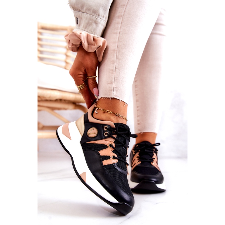 Vinceza Naisten urheilukengät lenkkarit mustat 2