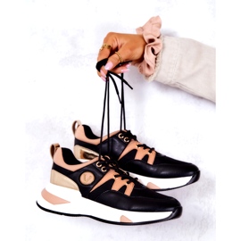 Vinceza Naisten urheilukengät lenkkarit mustat 4