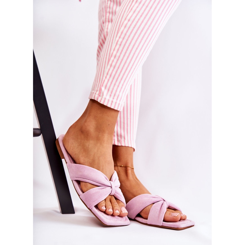 Naisten velourtossut Vaalean violetti Vanilla Sky 1