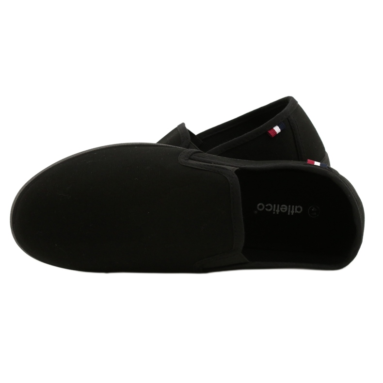 Atletico Miesten Slip On -kengät WY18921 Musta 4
