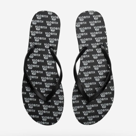 Kubota KUB7 mustat kumiset varvastossut 1