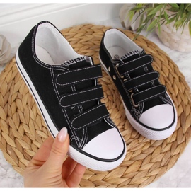 Velcro tennarit Atletico Jr ATC387B mustat 1