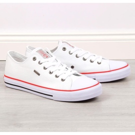 Low Cross Jeans M JJ1R4001C valkoiset tennarit valkoinen 1