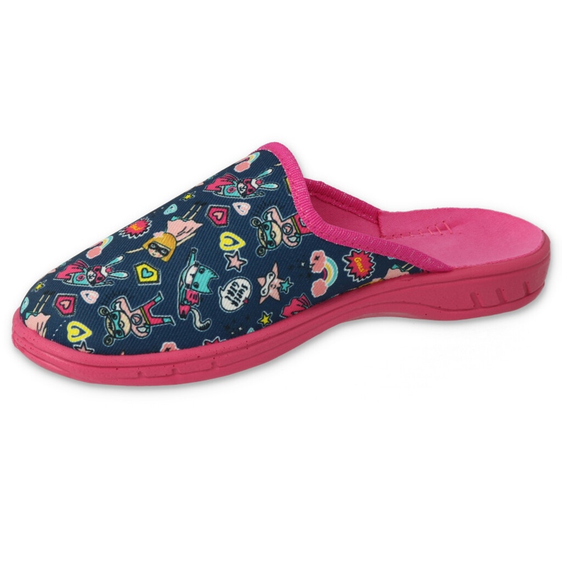 Befadon lasten tohvelit 707Y423 värikkäitä sovelluksia sininen 1