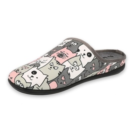 Befado naisten kengät 155D200 vaaleanpunainen harmaa 2