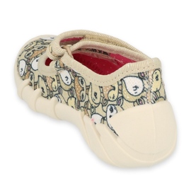 Befado lasten kengät nopeat 109P240 beige ruskea 2