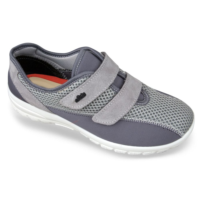 Befado naisten kengät 517D018 beige harmaa 1