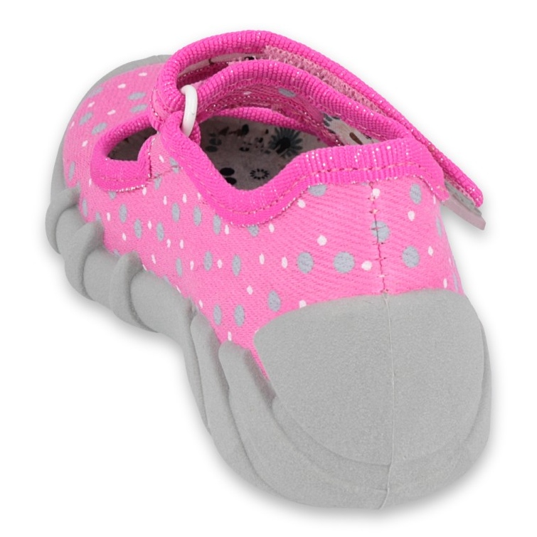 Befado lasten kengät 109P209 vaaleanpunainen harmaa 2