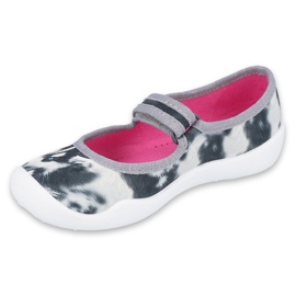 Befado lasten kengät 114X440 valkoinen harmaa 1